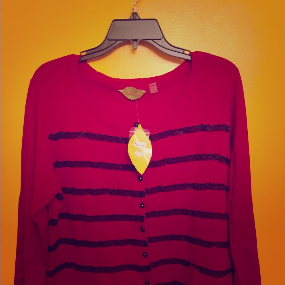 hot pink beautiful sweater